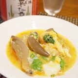 【奈良食材】平茸とお麩、大和菜の卵とじ